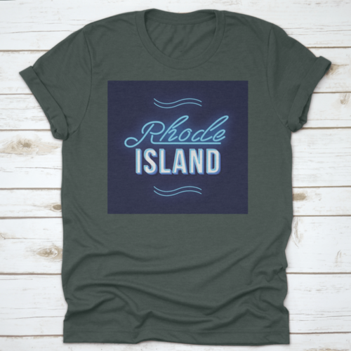 Rhode Island Vintage Vector Lettering. Retro Bold Font, Typeface. Pop