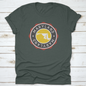 A Vintage National Seal Stamp Design With The Map Of The State | Binge T-shirt Shop | Kitchen + Metal