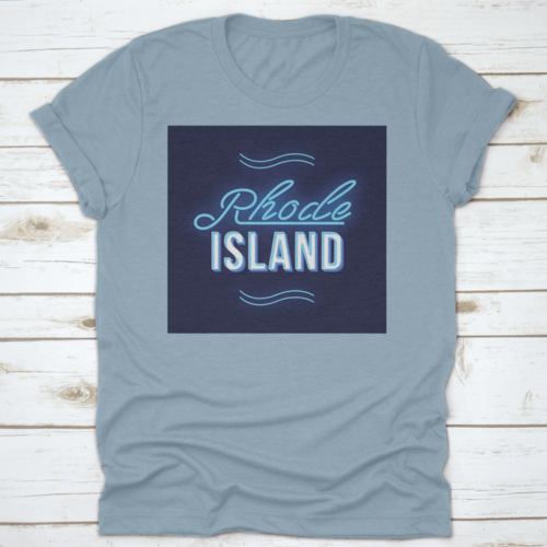 Rhode Island Vintage Vector Lettering. Retro Bold Font, Typeface. Pop