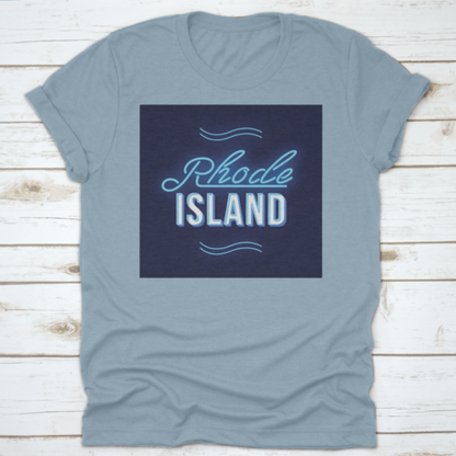 Rhode Island Vintage Vector Lettering. Retro Bold Font, Typeface. Pop
