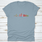 United States, Boise Line Cityscape, Flat Vector. Travel City | Binge T-shirt Shop