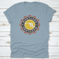 A Vintage National Seal Stamp Design With The Map Of The State | Binge T-shirt Shop | Kitchen + Metal
