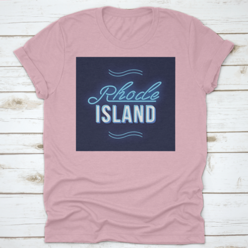 Rhode Island Vintage Vector Lettering. Retro Bold Font, Typeface. Pop