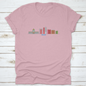 United States, Boise Line Cityscape, Flat Vector. Travel City | Binge T-shirt Shop