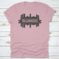Tallahassee Skyline Silhouette Design City Vector Art Landmark Print | Binge T-shirt Shop