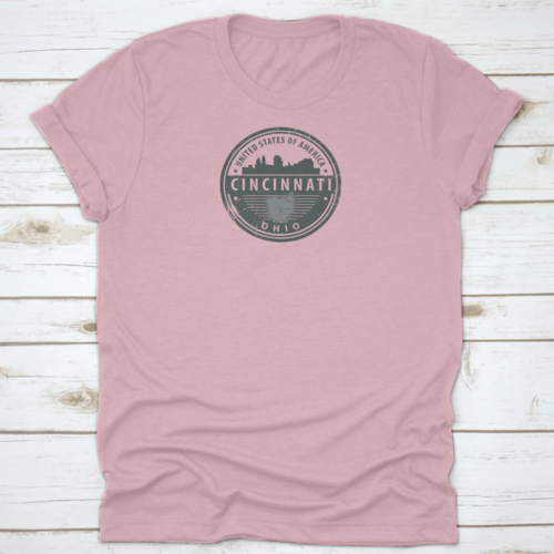 Grunge Round Rubber Stamp With Name Of Ohio, Cincinnati, United States | Binge T-shirt Shop