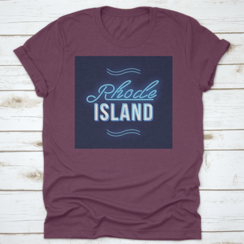 Rhode Island Vintage Vector Lettering. Retro Bold Font, Typeface. Pop