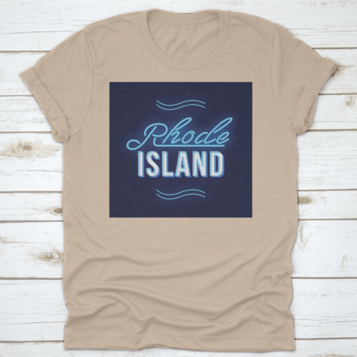 Rhode Island Vintage Vector Lettering. Retro Bold Font, Typeface. Pop