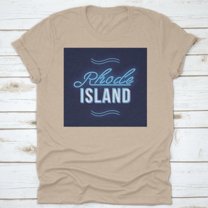 Rhode Island Vintage Vector Lettering. Retro Bold Font, Typeface. Pop