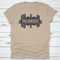 Tallahassee Skyline Silhouette Design City Vector Art Landmark Print | Binge T-shirt Shop