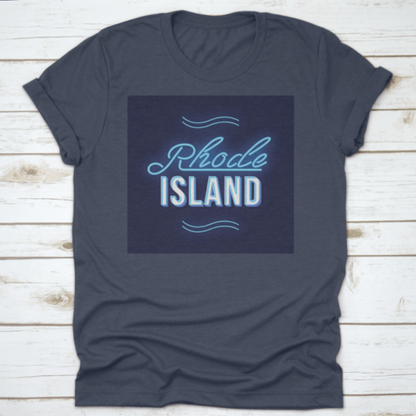 Rhode Island Vintage Vector Lettering. Retro Bold Font, Typeface. Pop