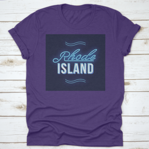 Rhode Island Vintage Vector Lettering. Retro Bold Font, Typeface. Pop