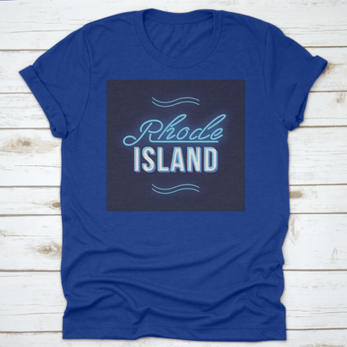 Rhode Island Vintage Vector Lettering. Retro Bold Font, Typeface. Pop