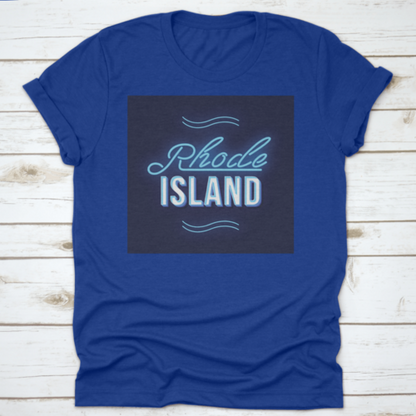 Rhode Island Vintage Vector Lettering. Retro Bold Font, Typeface. Pop