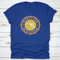 A Vintage National Seal Stamp Design With The Map Of The State | Binge T-shirt Shop | Kitchen + Metal