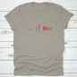 United States, Boise Line Cityscape, Flat Vector. Travel City | Binge T-shirt Shop