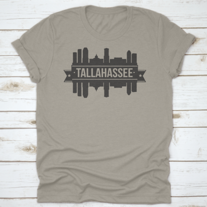 Tallahassee Skyline Silhouette Design City Vector Art Landmark Print | Binge T-shirt Shop