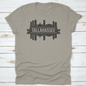 Tallahassee Skyline Silhouette Design City Vector Art Landmark Print | Binge T-shirt Shop