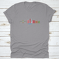 United States, Boise Line Cityscape, Flat Vector. Travel City | Binge T-shirt Shop