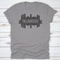 Tallahassee Skyline Silhouette Design City Vector Art Landmark Print | Binge T-shirt Shop