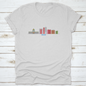 United States, Boise Line Cityscape, Flat Vector. Travel City | Binge T-shirt Shop
