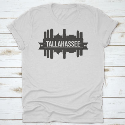 Tallahassee Skyline Silhouette Design City Vector Art Landmark Print | Binge T-shirt Shop