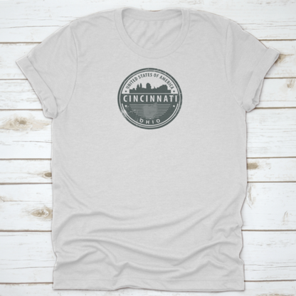 Grunge Round Rubber Stamp With Name Of Ohio, Cincinnati, United States | Binge T-shirt Shop
