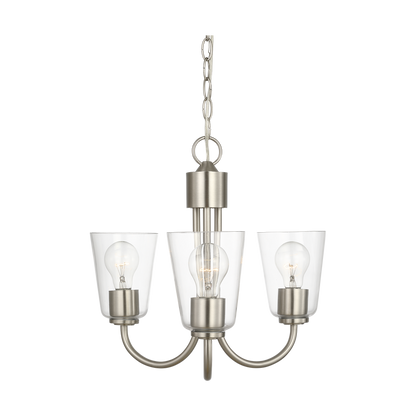 Miles Three Light Chandelier