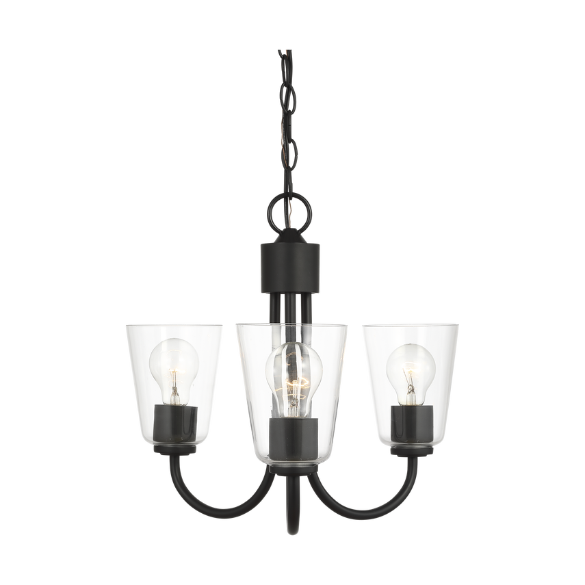 Miles Three Light Chandelier