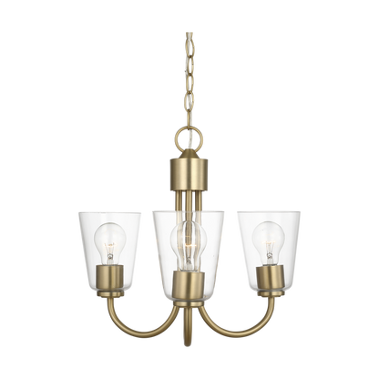Miles Three Light Chandelier