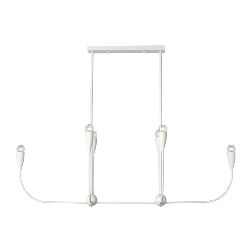 Maya Six Light Linear Chandelier