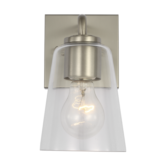 Miles Small Clear Glass Vanity