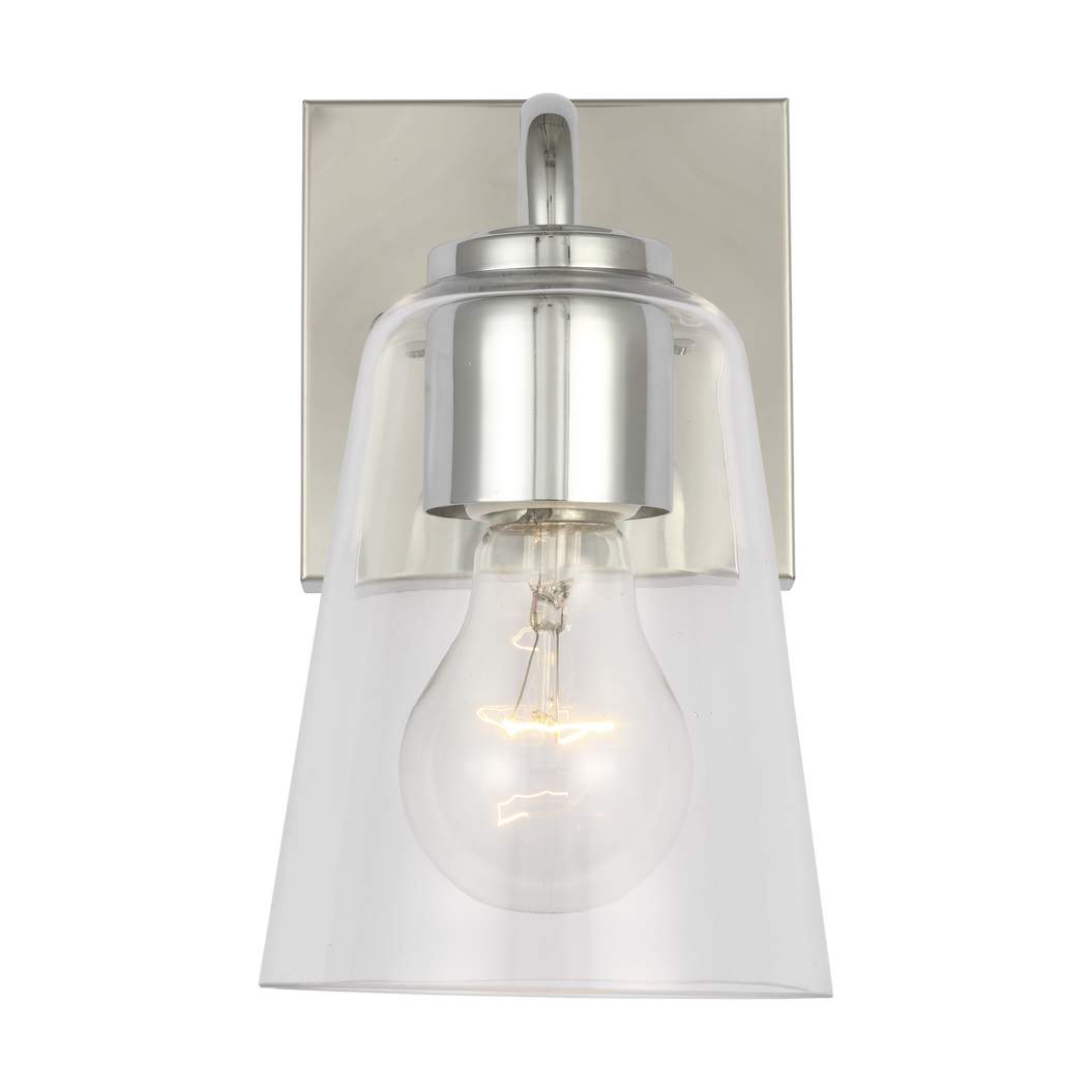 Miles Small Clear Glass Vanity