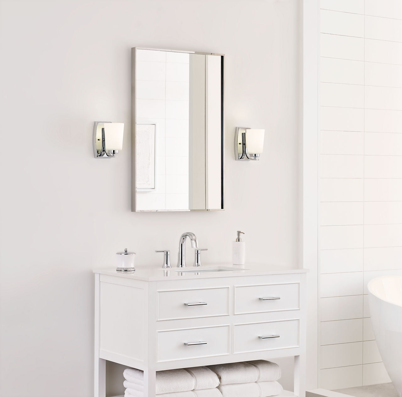 Franport 1-Light Bath Sconce