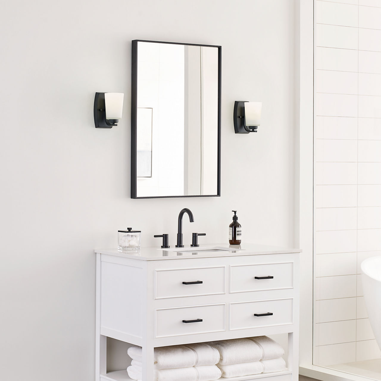 Franport 1-Light Bath Sconce