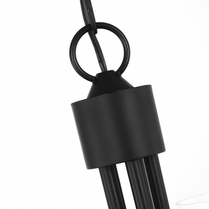 Miles Medium Clear Glass Chandelier