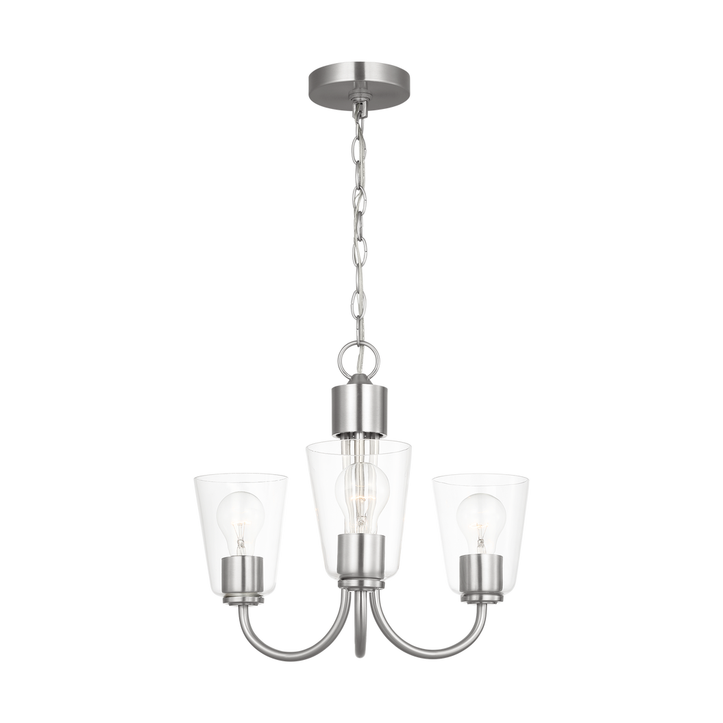 Miles Three Light Chandelier