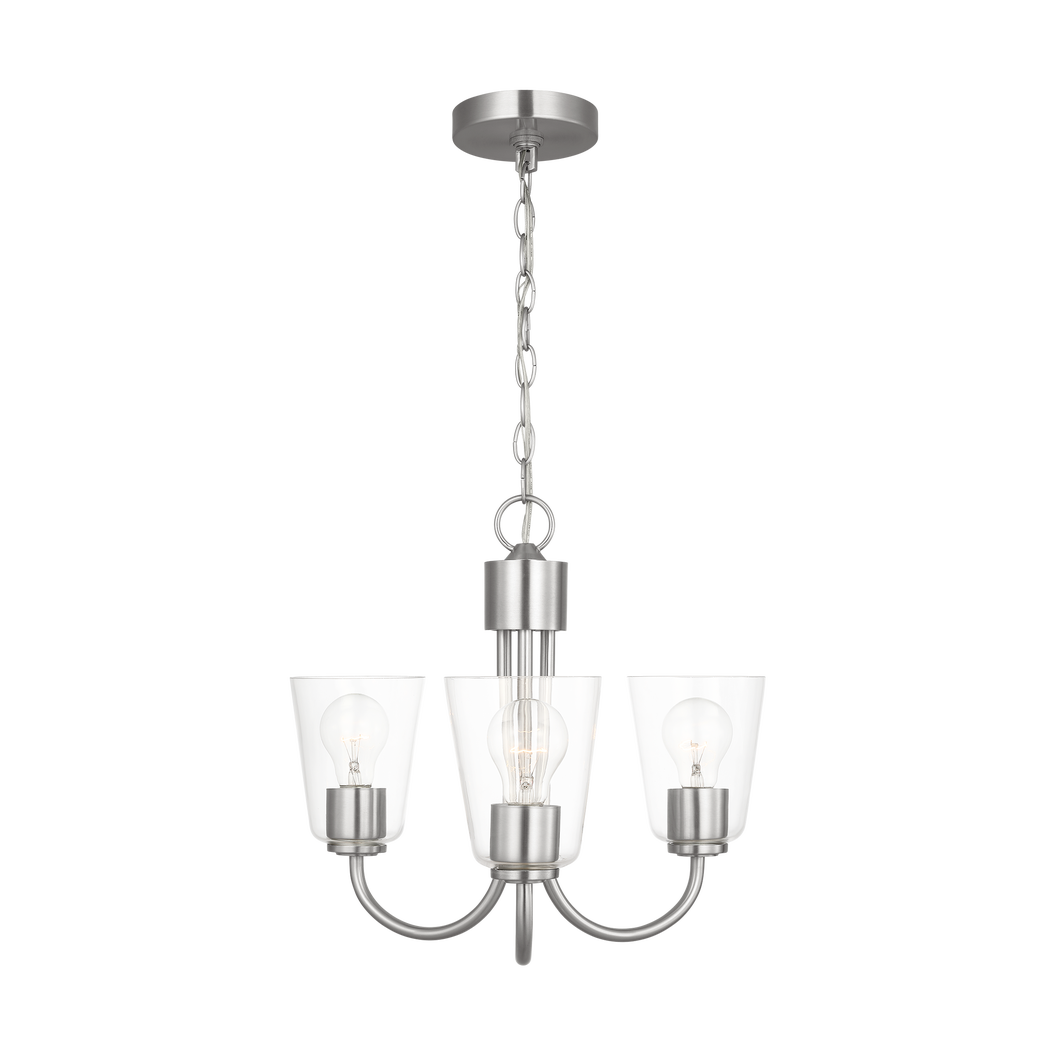 Miles Three Light Chandelier