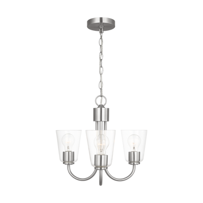 Miles Three Light Chandelier