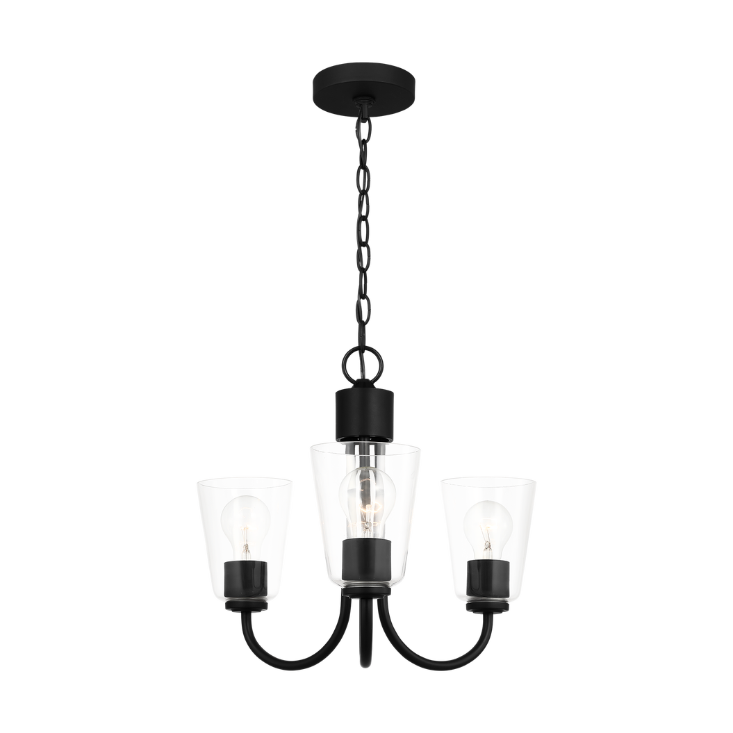 Miles Three Light Chandelier