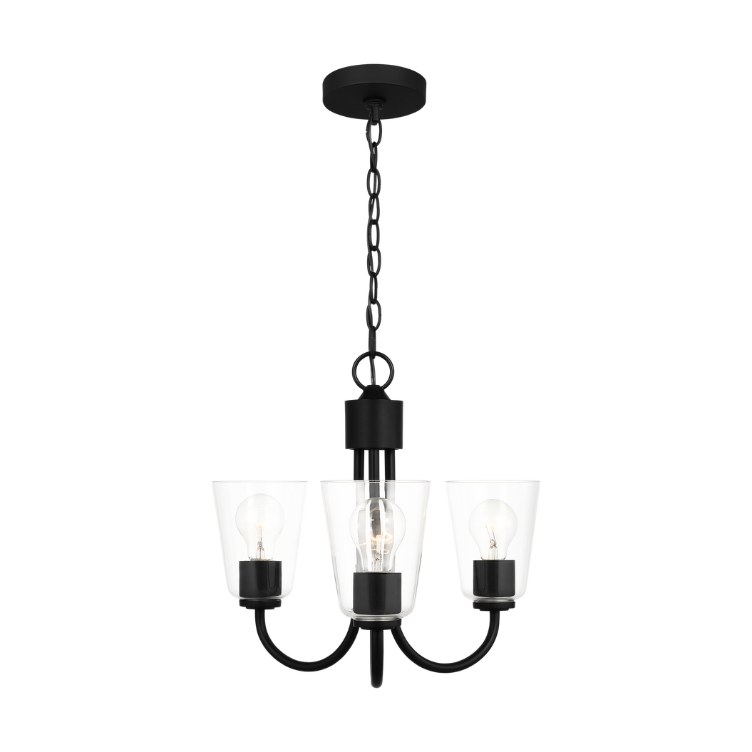 Miles Three Light Chandelier