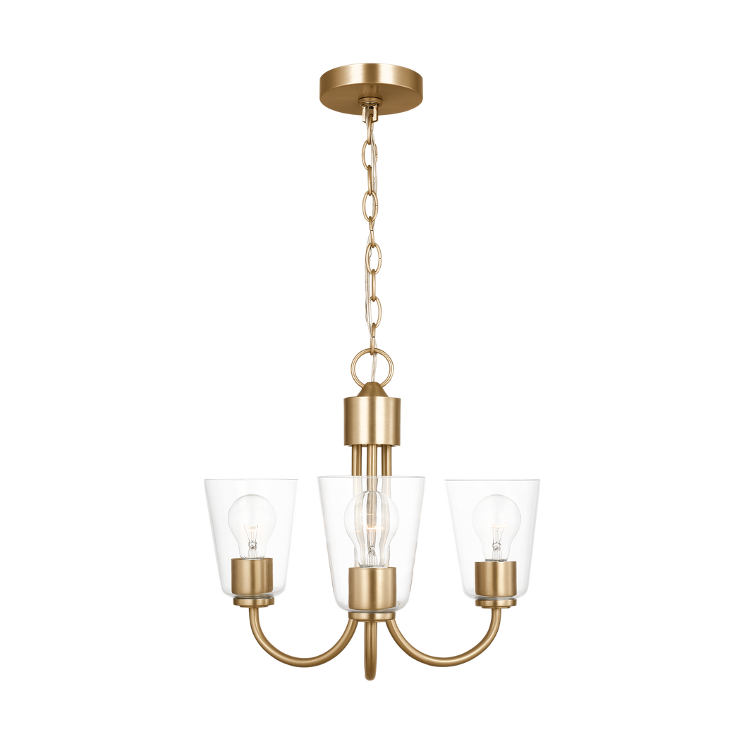 Miles Three Light Chandelier