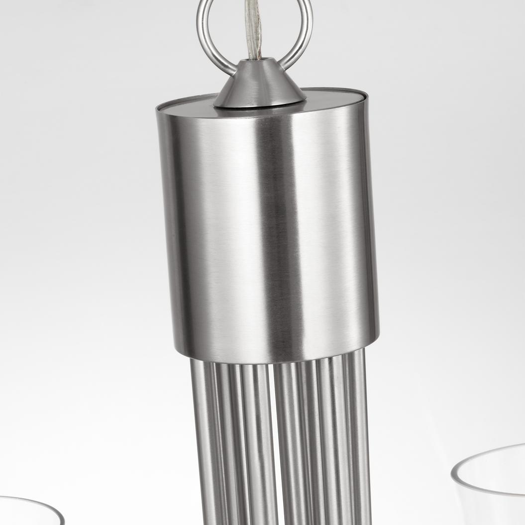 Miles Large Clear Glass Chandelier