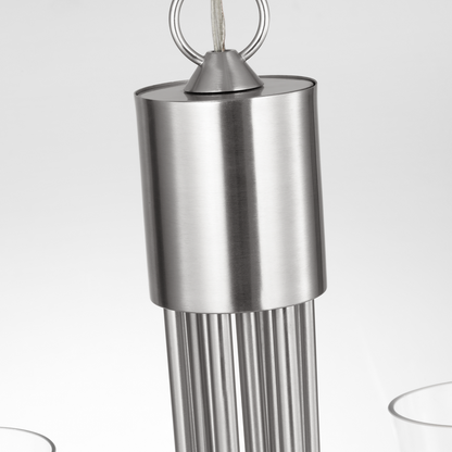 Miles Large Clear Glass Chandelier