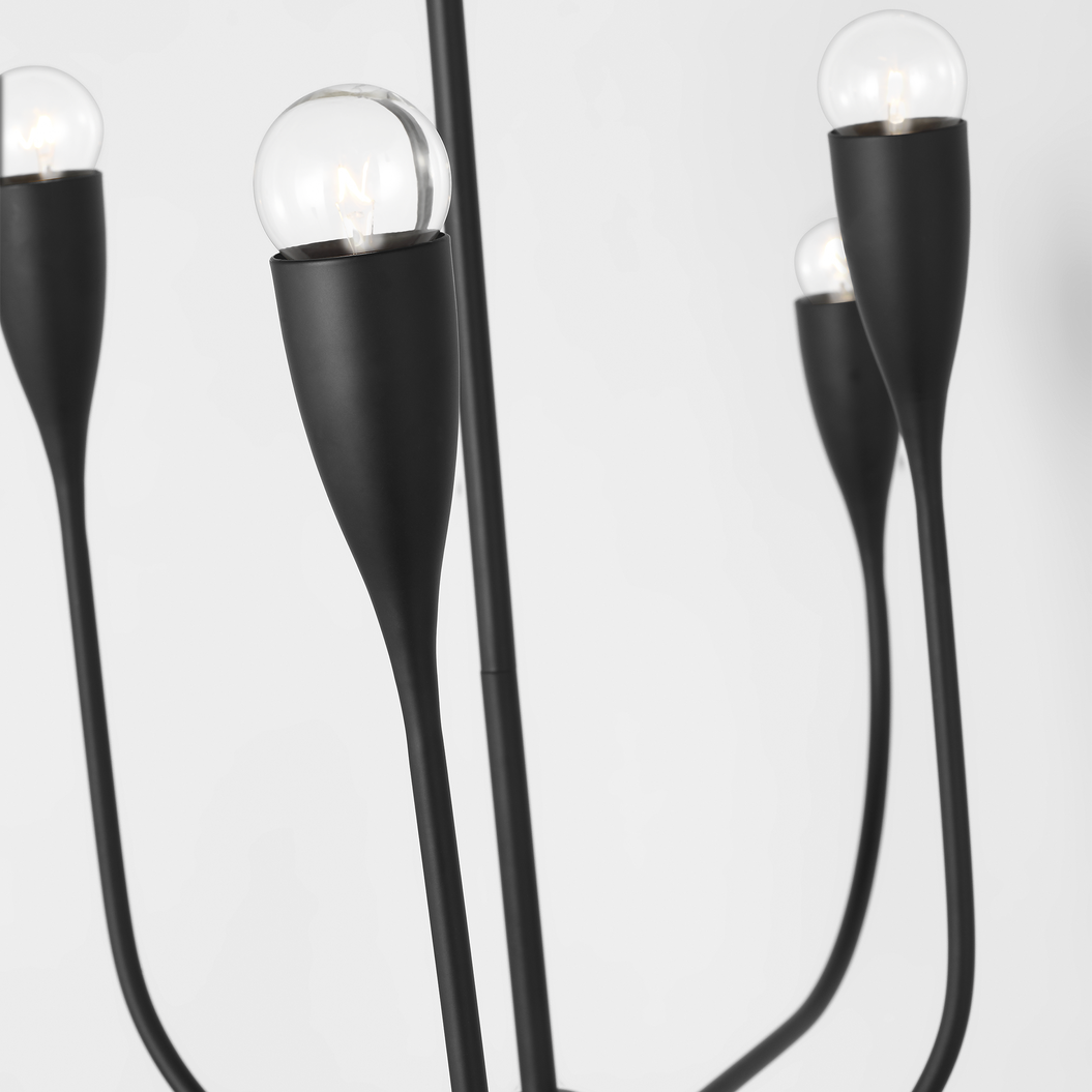 Maya Six Light Linear Chandelier