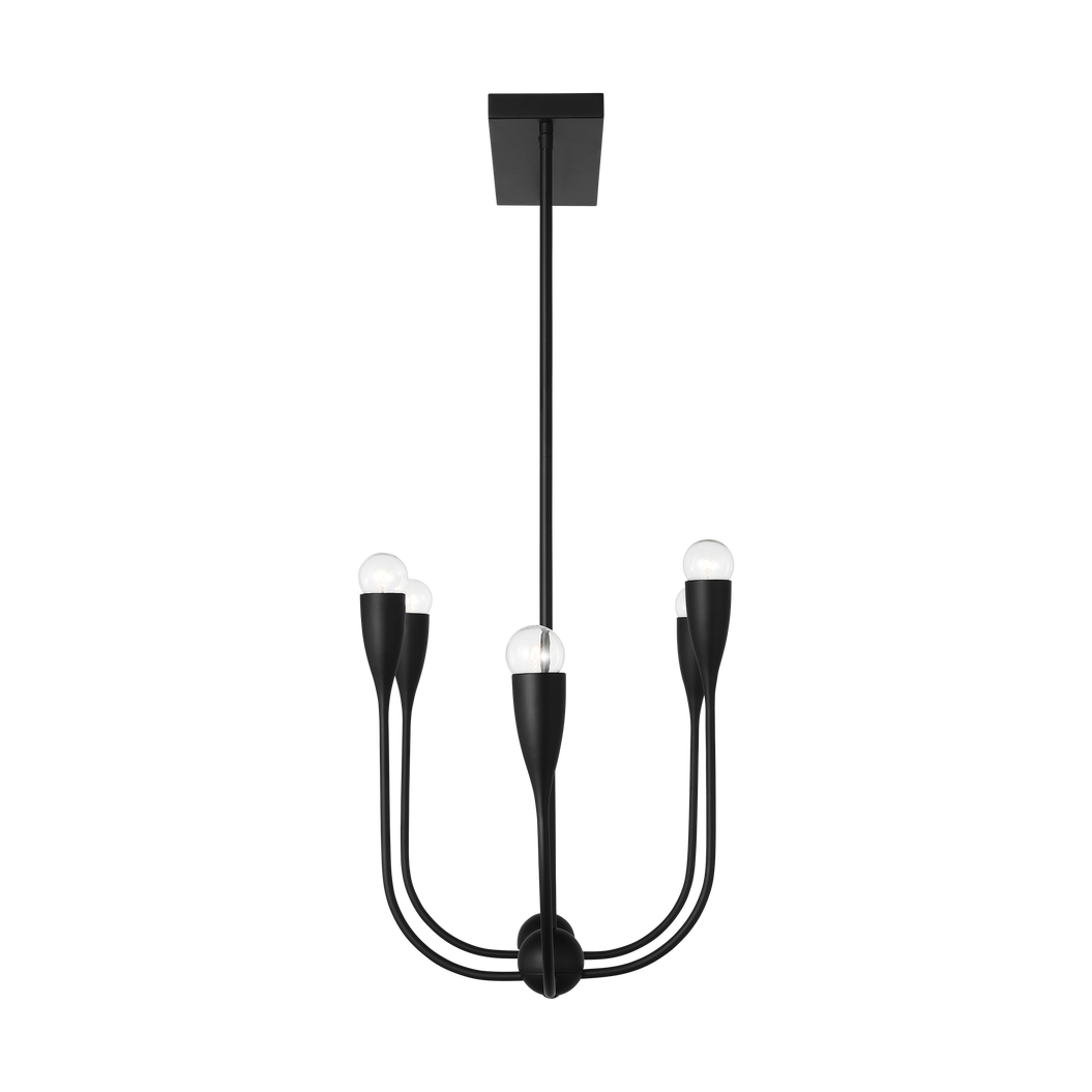Maya Six Light Linear Chandelier