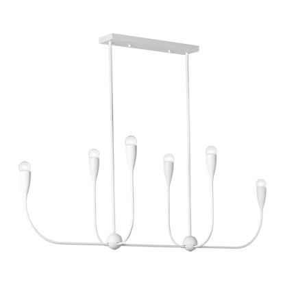 Maya Six Light Linear Chandelier