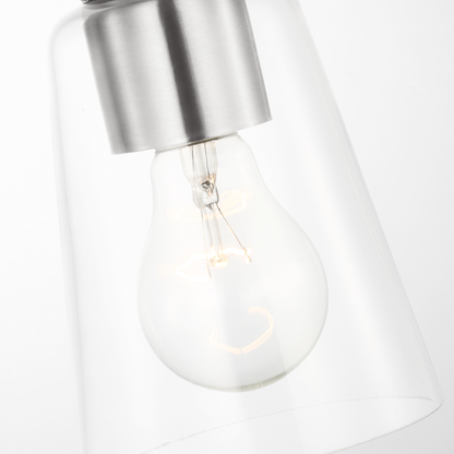 Miles One Light Mini-Clear Glass Pendant