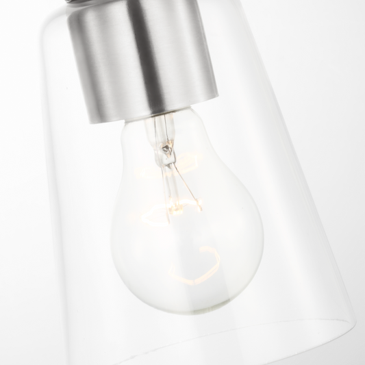 Miles One Light Mini-Clear Glass Pendant