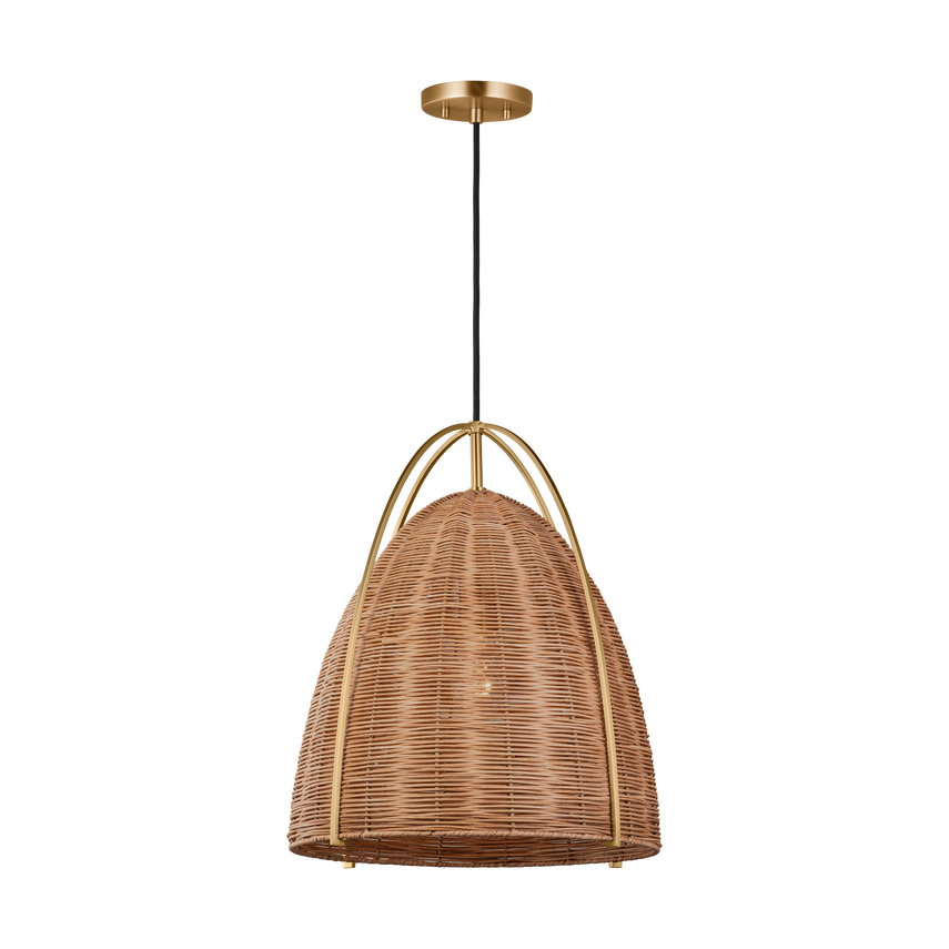 Norman Large Wicker Pendant